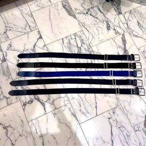 Baseball Softball Sports belts lot of 5 and 7 pair of socks, great value bundle